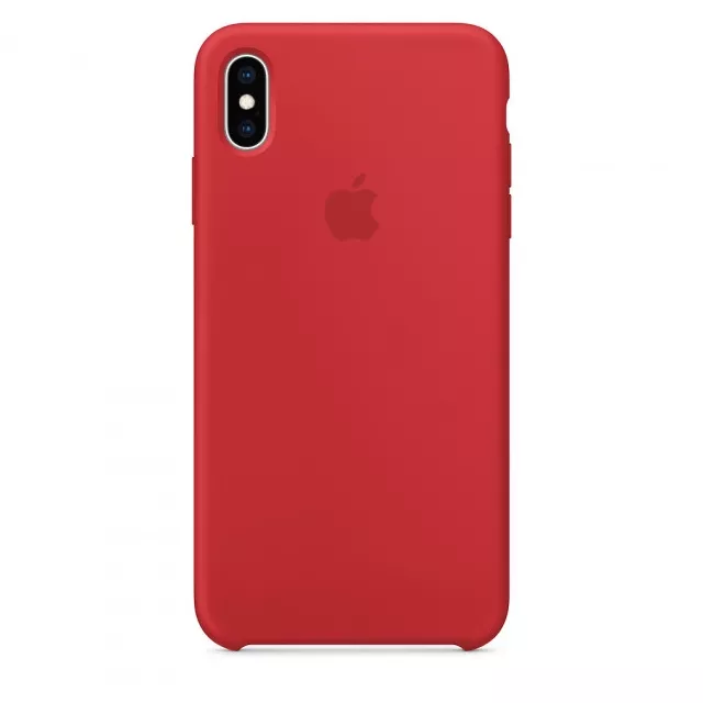 Чохол Silicone Case для Apple iPhone X, iPhone XS Red - фото 1