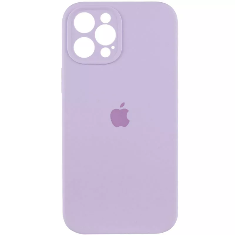 Чехол Silicone Case Full Camera для Apple iPhone 12 Pro Max Lilac - фото 1