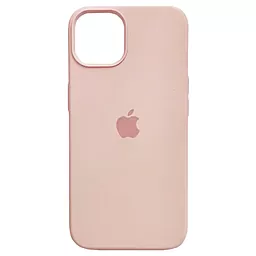 Чехол Silicone Case Full для Apple iPhone 14 Nude