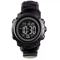Часы наручные SKMEI 1426BKBK PARACORD Black-Black - фото Часы наручные SKMEI 1426BKBK PARACORD Black-Black