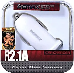 Автомобільний зарядний пристрій Remax Single Car Charger (updated) 12W 2.1A USB-A White (RCC101) - мініатюра 4