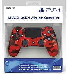 Геймпад - Sony PS4 Dualshock 4 V2 Red Camouflage - мініатюра 5
