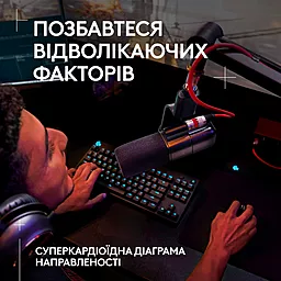 Микрофон Logitech G Yeti Studio Active Dynamic XLR White (988-000566) - миниатюра 11 Микрофон Logitech G Yeti Studio Active Dynamic XLR White (988-000566) - миниатюра 11