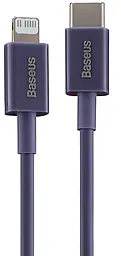 Кабель Baseus Superior Series USB Type-C - Lightning 20w 3a 1м PD сable Purple (CAYS001505) - фото Кабель Baseus Superior Series USB Type-C - Lightning 20w 3a 1м PD сable Purple (CAYS001505)