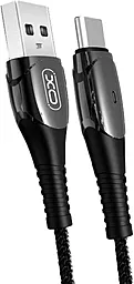 Кабель XO NB145 USB-A - Type-C 12w 2.4a 1м cable Black - фото Кабель XO NB145 USB-A - Type-C 12w 2.4a 1м cable Black