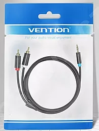 Аудио кабель Vention AUX mimi Jack 3.5 мм - 2xRCA M/M 3м cable black (BCLBI) - миниатюра 9