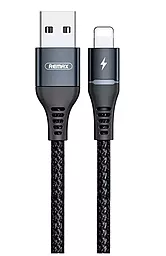 Кабель Remax USB-A - Lightning 12w 2.4a 1м cable Black (RC-152i) - фото Кабель Remax USB-A - Lightning 12w 2.4a 1м cable Black (RC-152i)