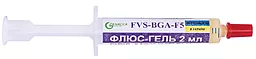 Флюс гель ИнтерТехКомплект FVS-BGA-F5, слабоактивный, для бессвинцовой пайки, для пайки меди, стали 2 мл - фото Флюс гель ИнтерТехКомплект FVS-BGA-F5, слабоактивный, для бессвинцовой пайки, для пайки меди, стали 2 мл