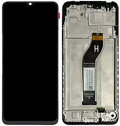 Дисплей Xiaomi Redmi 13C 4G, Redmi 13C 5G з тачскріном і рамкою, оригінал, Black