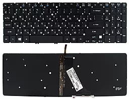 Клавиатура для ноутбука Acer Aspire V5-531 V5-551 V5-571 Ultra M3-581 M5-581 VN7-571 VN7-591G без рамки Прямой Enter подсветка AEZRP701010