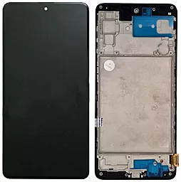 Дисплей Samsung Galaxy M51 M515 с тачскрином и рамкой, (TFT), Black (Уценка)
