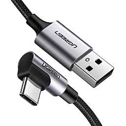 USB Кабель Ugreen US284 Aluminum Shell 3A USB Type-C Cable Black