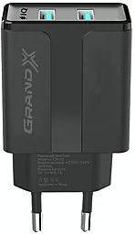 Сетевое зарядное устройство Grand-X 2.1a 2xUSB-A ports car charger black (CH-15B) - фото Сетевое зарядное устройство Grand-X 2.1a 2xUSB-A ports car charger black (CH-15B)