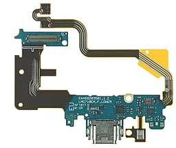 Нижняя плата LG G7 ThinQ G710EM / Q9 Q925 версия EU с разъемом зарядки, с микросхемой и микрофоном, Original