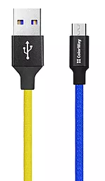 Кабель USB ColorWay micro USB Cable Blue/Yellow (CW-CBUM052-BLY)