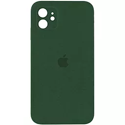 Чохол Silicone Case Full Camera Square для Apple iPhone 11 Cyprus Green