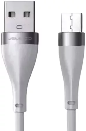 Кабель Jellico A17 USB-A - micro USB 15w 3.1a 1м cable Gray - фото 1