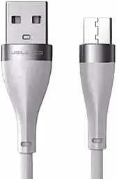 Кабель Jellico A17 USB-A - micro USB 15w 3.1a 1м cable Gray - фото Кабель Jellico A17 USB-A - micro USB 15w 3.1a 1м cable Gray
