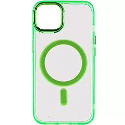 Чохол Epik Iris with MagSafe для Apple iPhone 12 Pro Max Light Green - фото Чохол Epik Iris with MagSafe для Apple iPhone 12 Pro Max Light Green