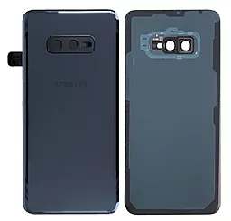 Задняя крышка корпуса Samsung Galaxy S10e 2019 G970F со стеклом камеры Original Prism Black
