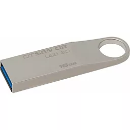 Флешка Kingston DTSE9 G2 16GB USB 3.0 (DTSE9G2/16GB) Metal Silver - фото Флешка Kingston DTSE9 G2 16GB USB 3.0 (DTSE9G2/16GB) Metal Silver