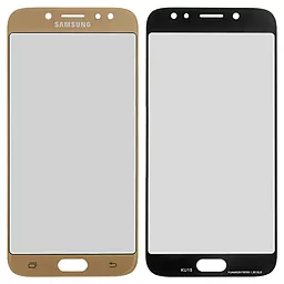 Корпусне скло дисплея Samsung Galaxy J7 J730F 2017 Gold - фото Корпусне скло дисплея Samsung Galaxy J7 J730F 2017 Gold