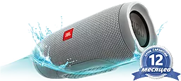 Колонки акустические JBL Charge 3 Gray (JBLCHARGE3GRAYEU) - фото Колонки акустические JBL Charge 3 Gray (JBLCHARGE3GRAYEU)