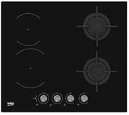 Варильна поверхня комбінована Beko HILM 64222 S - фото Варильна поверхня комбінована Beko HILM 64222 S