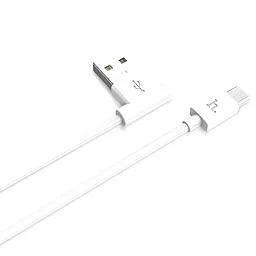 Кабель Hoco UPM10 L-Shape USB-A - micro USB 12w 2.4a 1.2м cable White - фото Кабель Hoco UPM10 L-Shape USB-A - micro USB 12w 2.4a 1.2м cable White