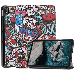 Чехол для планшета BeCover Smart Case для Nokia T20 10.4" Graffiti (708056) - фото Чехол для планшета BeCover Smart Case для Nokia T20 10.4" Graffiti (708056)