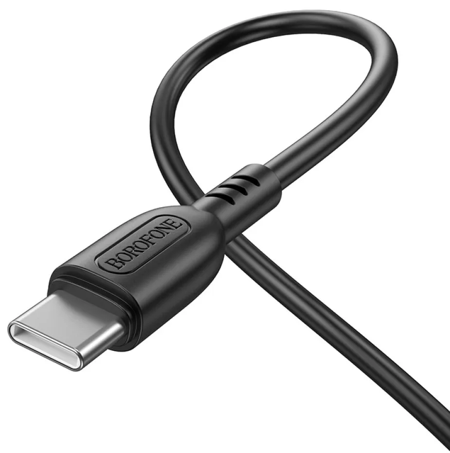 Кабель Borofone BX91 USB-A - Type-C 15w 3a 1м cable Black - фото 5