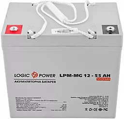 Акумуляторна батарея Logicpower 12V 55 Ah (LPM-MG 12 - 55 AH) AGM