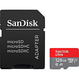 Карта пам'яті SanDisk 128 GB microSDXC UHS-I U1 A1 Class 10 Ultra (SDSQUAB-128G-GN6MA)