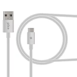 USB Кабель Piko CB-UT11 1.2м USB Type-C Cable White (1283126477522) - мініатюра 2