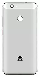 Корпус для Huawei Nova зі шлейфом кнопками регулювання звуку Original Silver