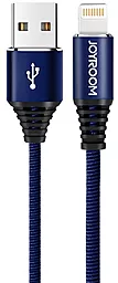 Кабель USB Joyroom Armour Lightning Cable 0.25m Blue (S-L316)
