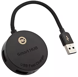 USB хаб Remax Carbin WT-N2 4-in-1 black