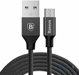 Кабель Baseus Yiven USB-A - micro USB 10w 1м cable Black (CAMYW-A01) - фото Кабель Baseus Yiven USB-A - micro USB 10w 1м cable Black (CAMYW-A01)