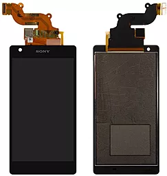 Дисплей Sony Xperia Z2a (D6563) з тачскріном, оригінал, Black