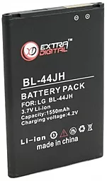 Аккумулятор LG P700 Optimus L7 / BL-44JH / BML6243 (1550 mAh) ExtraDigital - миниатюра 2