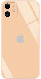 Чехол Epik GLOSSY Logo Full Camera Apple iPhone 11 Peach