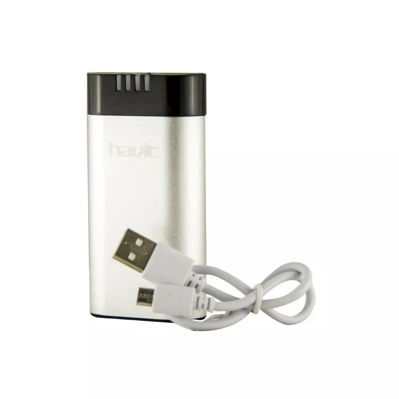 Повербанк Havit HV-PB830 4400 mAh Silver - фото 2
