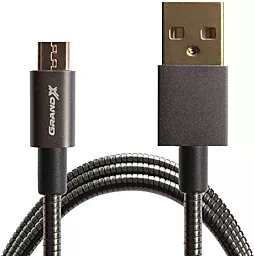 Кабель Grand-X USB-A - micro USB 10.5w 1м cable Black (MM-01) - фото Кабель Grand-X USB-A - micro USB 10.5w 1м cable Black (MM-01)