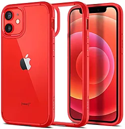 Чохол Spigen Ultra Hybrid для Apple iPhone 12 Mini Red (ACS01747)