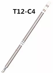 Паяльное жало с односторонним срезом HAKKO T12-C4 - фото Паяльное жало с односторонним срезом HAKKO T12-C4