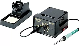 Паяльная станция одноканальная Pro'sKit SS-206B (Паяльник, керамический, 5SI-216N, 60Вт) - фото Паяльная станция одноканальная Pro'sKit SS-206B (Паяльник, керамический, 5SI-216N, 60Вт)