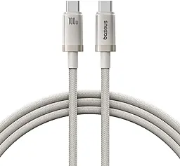 Кабель Baseus Titanium Fast USB Type-C - Type-C 100w 5a 1м PD cable Gold (P10378100G21-00) - фото Кабель Baseus Titanium Fast USB Type-C - Type-C 100w 5a 1м PD cable Gold (P10378100G21-00)