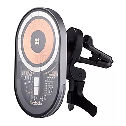 Тримач з бездротовою зарядкою McDodo Prism Series Magnetic Wireless Charger Car Mount CH-2340 Dark Grey - фото Тримач з бездротовою зарядкою McDodo Prism Series Magnetic Wireless Charger Car Mount CH-2340 Dark Grey