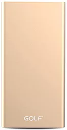 Повербанк GOLF Edge 10 10000 mAh Gold - фото Повербанк GOLF Edge 10 10000 mAh Gold