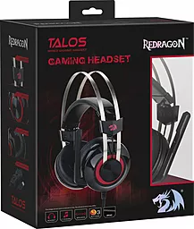 Навушники Redragon Talos Black/Red (74920) - мініатюра 12